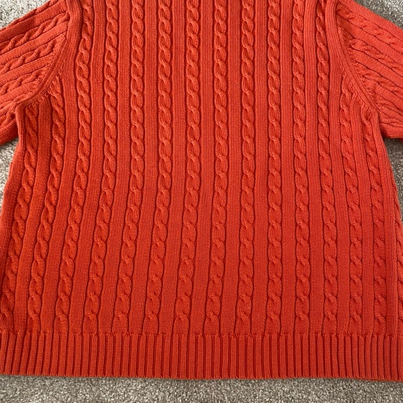 Lauren Ralph Lauren Women’s Large Knit Logo Pullover Sweater Classic Vintage LRL - Picture 4 of 4